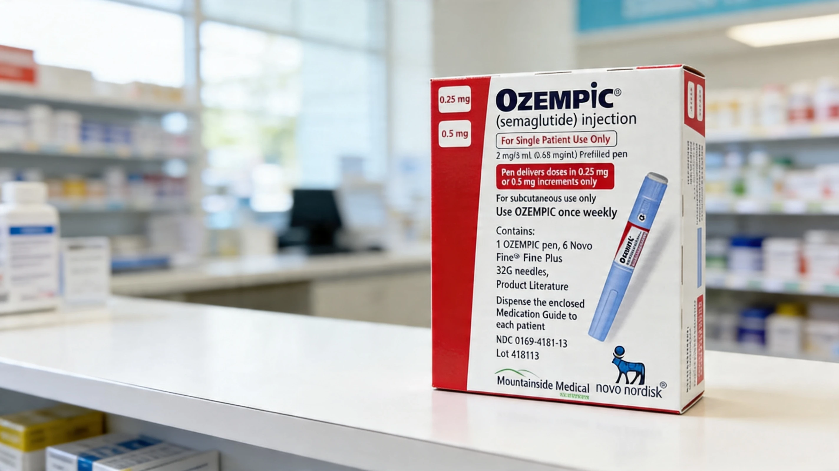 Semaglutid — Studiendosierungen aus Ozempic® / Wegovy® Zulassungsstudien